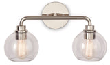 Fuller 2-Light Vanity Light Fixture, Polished Nickel Z0T5 - product image 1