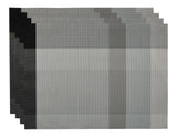 Grey Check Textilene Placemat, 13-in x 18-in, 4-pk W8H4 - product image 1