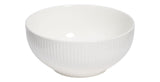 Highbury Ribbed New Bone Low Bowl, 1-pc, White R5I6 - product image 1