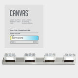 Isabella 4-Light Crystal Design LED Vanity Light Fixture, Chrome D7S8 - product image 5
