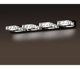 Isabella 4-Light Crystal Design LED Vanity Light Fixture, Chrome D7S8 - product image 7