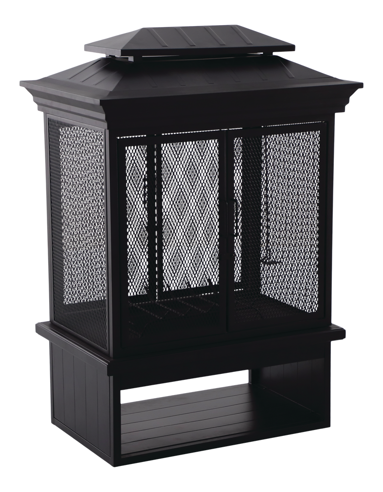 McKay Outdoor Wood Burning Fireplace, 35-3/8 x 24 x 51-1/2-in V7Z2