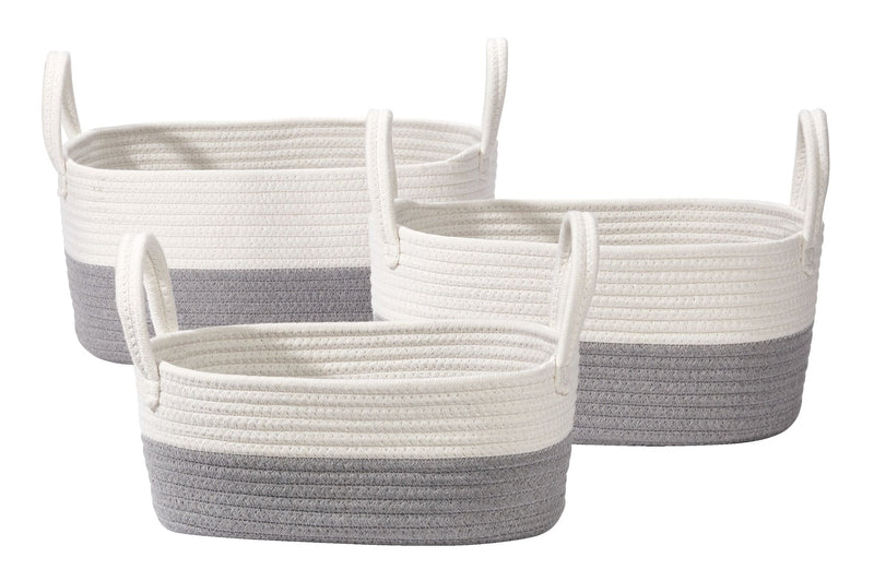 Nesting Rope Baskets Set, 3-pk M4R2