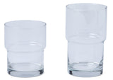 Stacking Glassware Tumbler Set, 12 & 16 oz, 16-pc X2R9 - product image 3