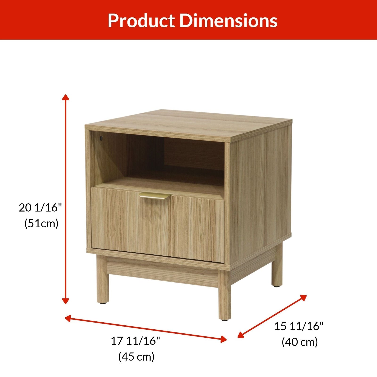 Winkler Side Table, Oak K6M3 - product image 2