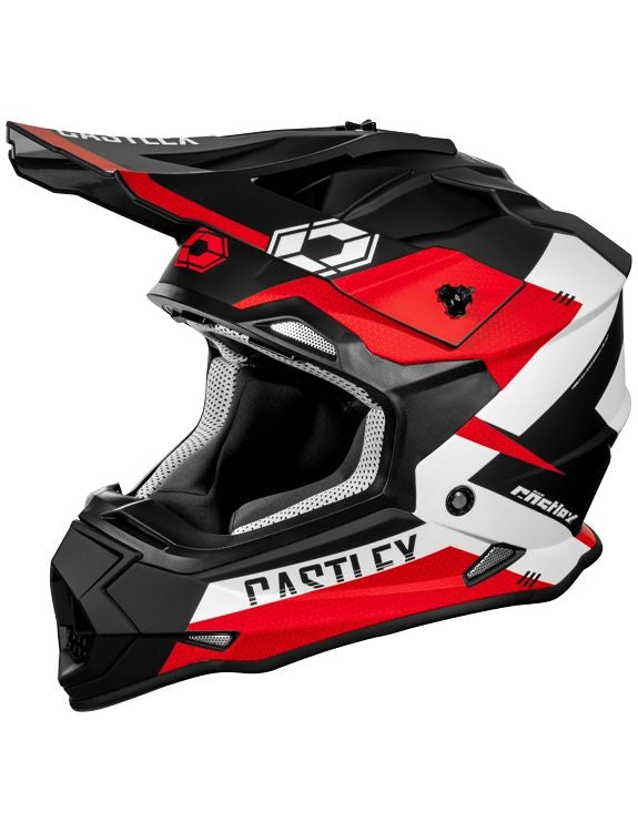 X Youth Mode Flow MX Helmet, Matte Red Q5O4