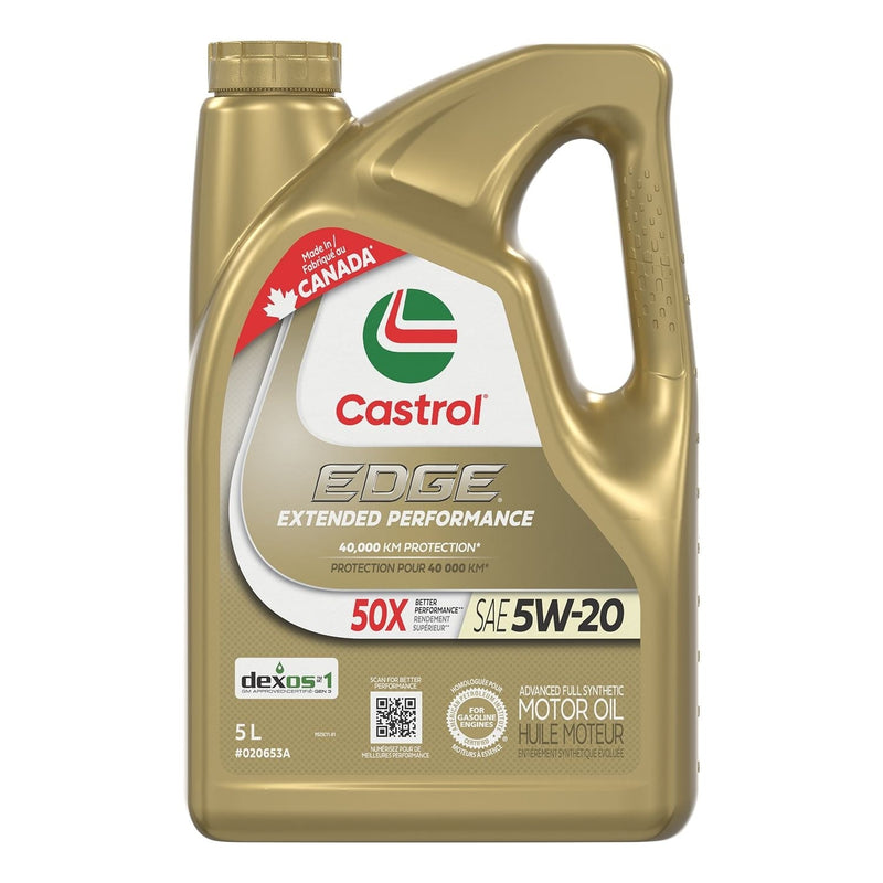 EDGE Extended Performance 5W20 Synthetic Engine/Motor Oil, 5-L E7B8