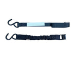 Bungee Cam-Buckle Tie-Down, 600-lb Break Strength, Black, 8-ft, 2-pk U6F1 - product image 5