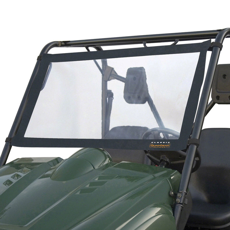 Classic Accessories 78627 QuadGear UTV Windshield for Kawasaki Mule 2500/3000 & Polaris Ranger, Black W2V3