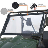 Classic Accessories 78627 QuadGear UTV Windshield for Kawasaki Mule 2500/3000 & Polaris Ranger, Black W2V3 - product image 3