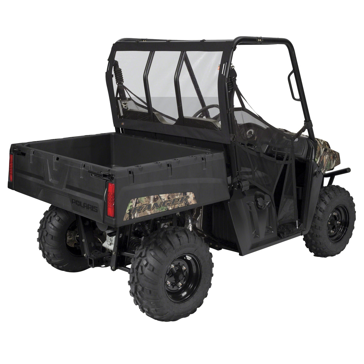 Classic Accessories UTV Rear Windshield, Polaris Ranger Mid, Black S9Q5 - product image 1
