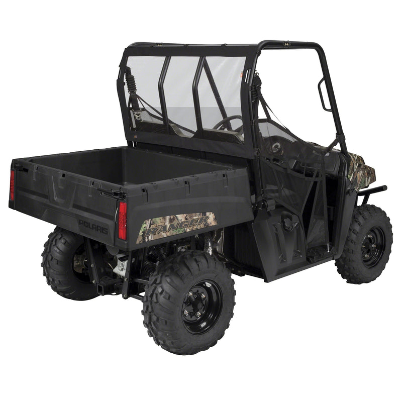 Classic Accessories UTV Rear Windshield, Polaris Ranger Mid, Black S9Q5