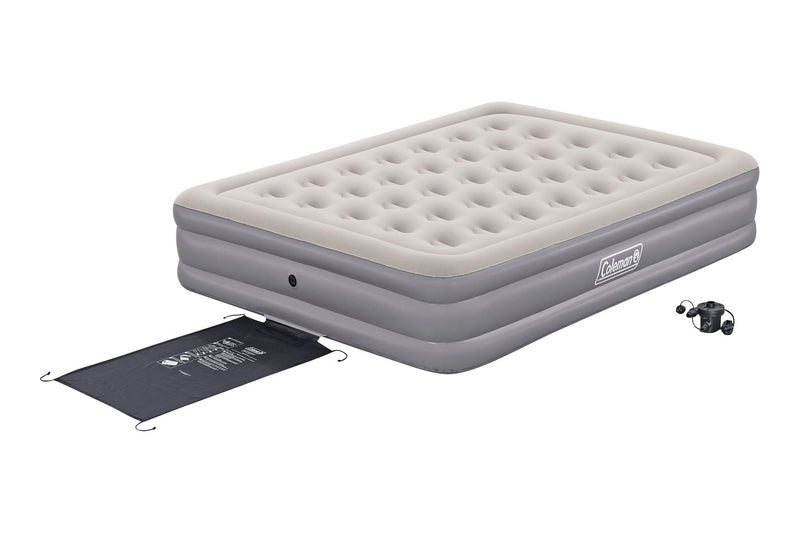 SupportRest Plus Double High Queen Airbed with Pump, 78x60x15-in B6V5