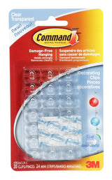 Clear Décor Clips and Strips, Damage Free Hanging S3W3 - product image 1