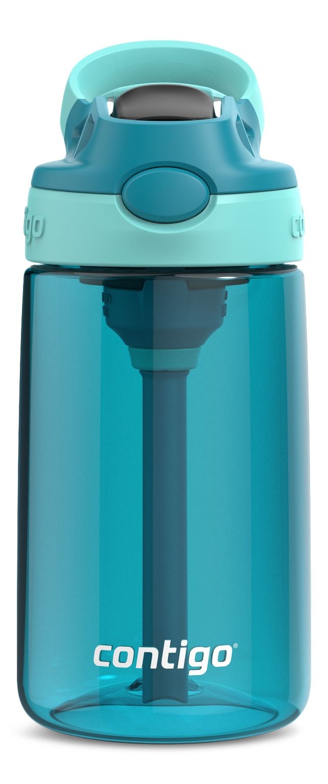 Aubrey Kids' Water Bottle, 14-oz, Juniper/Jade, with AUTOSPOUT Lid & Straw H7X5