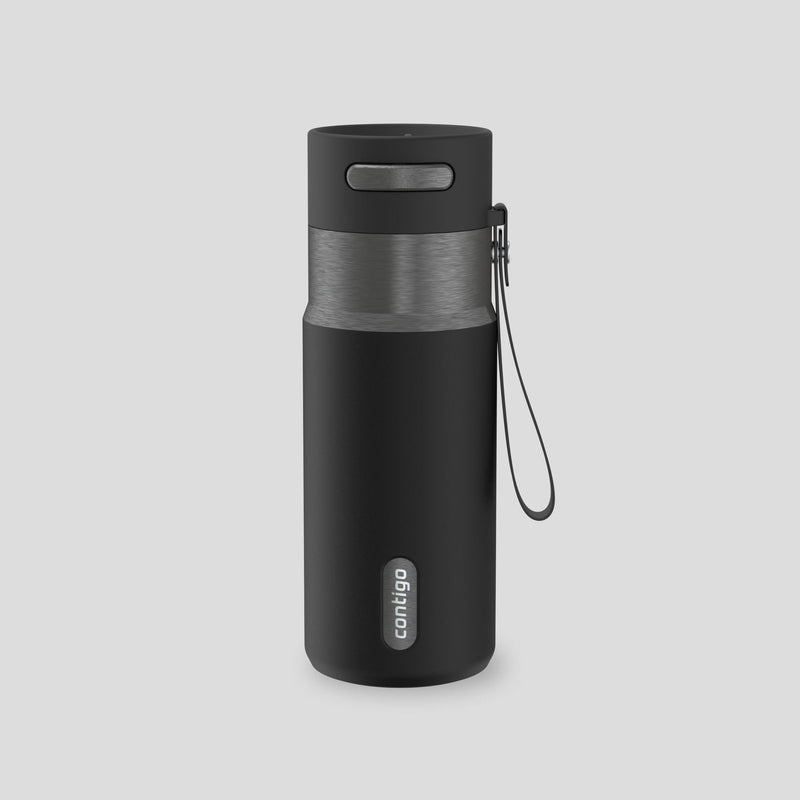 AutoSeal Insulated Stainless Steel Travel Bottle with Lid, Various Colours, 16-oz V9D6