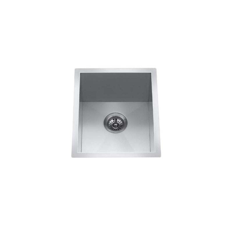 15-in Type 304 Stainless Steel Zero Bar Sink O9E7