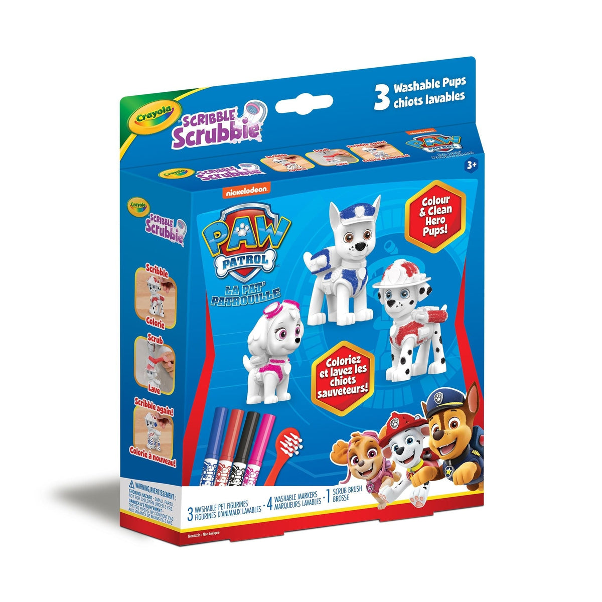 Scribble Scrubbie Pets Activity Playset with Washable Markers, 3-pk, Ages 3+ W4L1 - product image 5