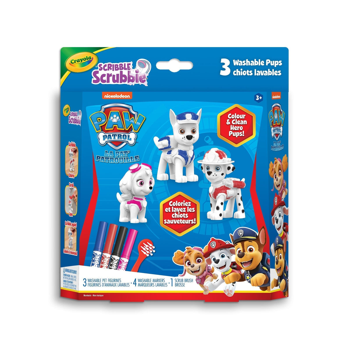 Scribble Scrubbie Pets Activity Playset with Washable Markers, 3-pk, Ages 3+ W4L1 - product image 7