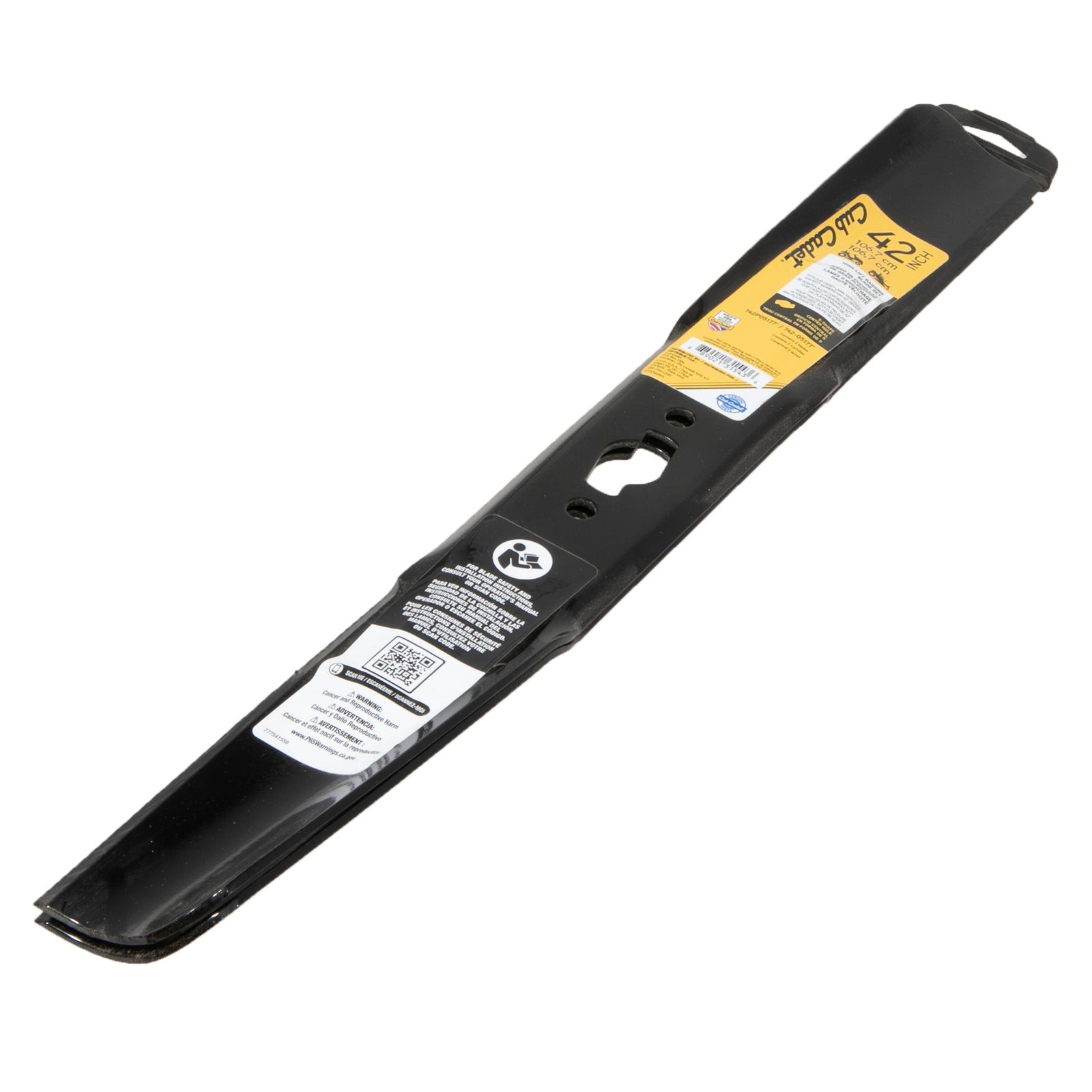 Replacement High-Lift S-Blade Set, Fits 2022 & After Models, Black, 42-in, 2-pk Q8U8 - product image 4