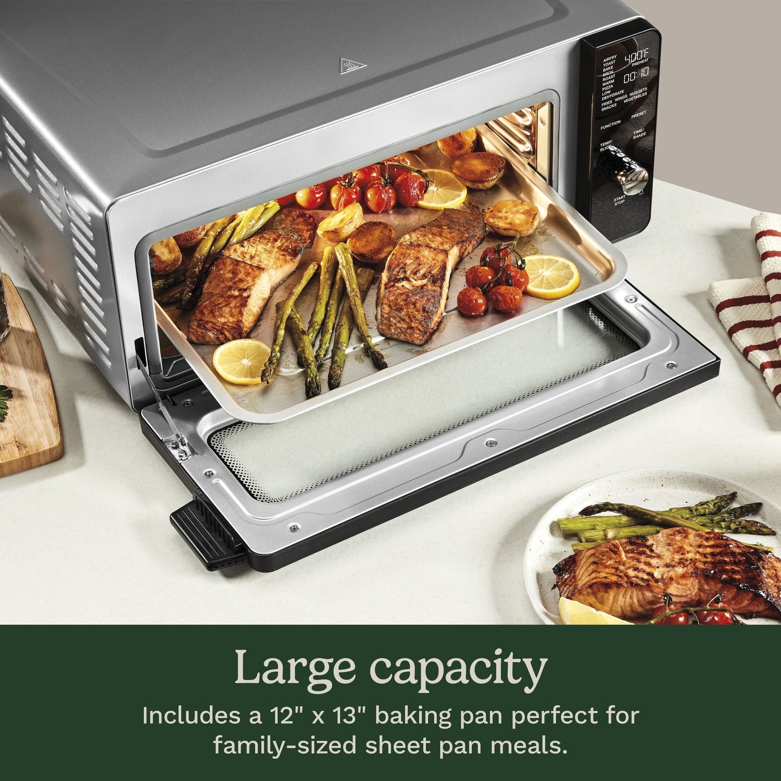 1800W Large Flip Up Air Fry Toaster Oven T1M9 - product image 6