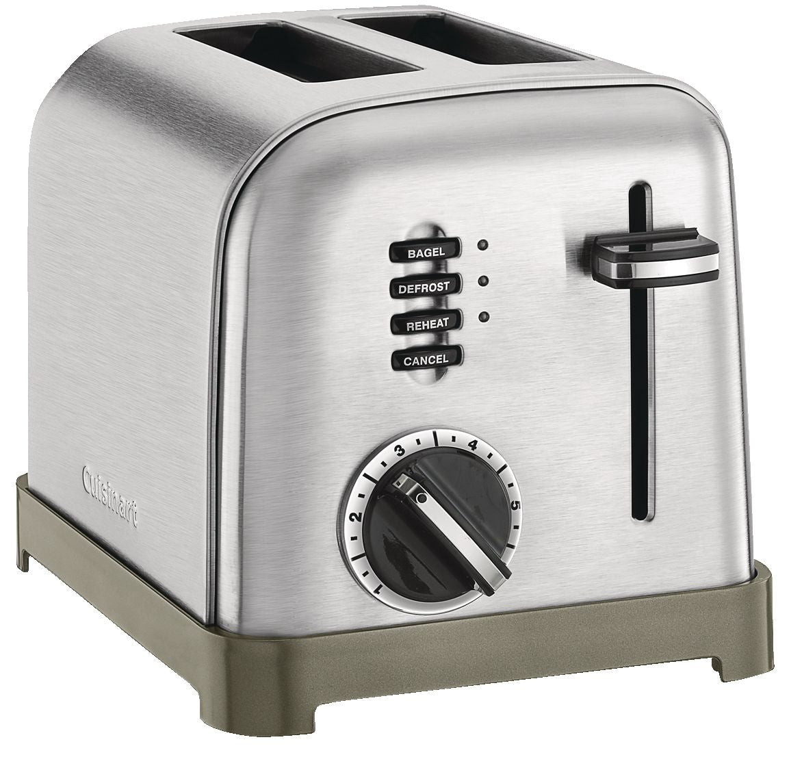 Metal Classic Toaster with 6 Settings, Stainless Steel, 2-Slices L0N1 - product image 2