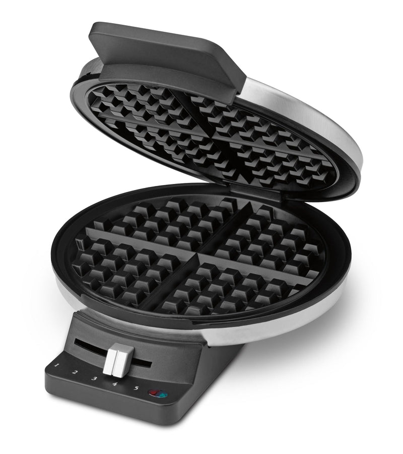 Round, Non-Stick Waffle Maker, Stainless Steel H4P7
