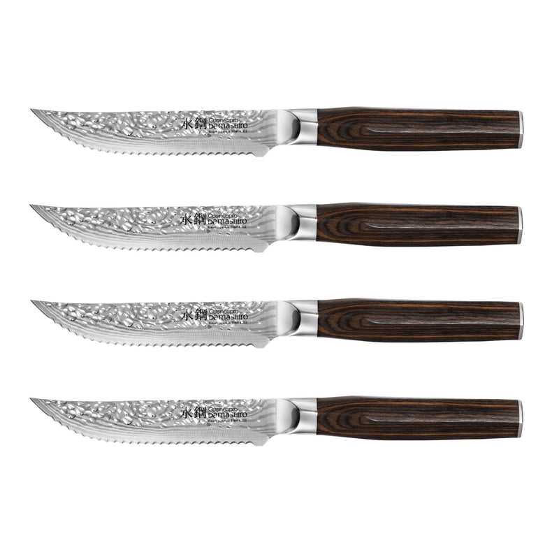 PRO DAMASHIRO EMPEROR STEAK KNIFE SET/4 C6Y5