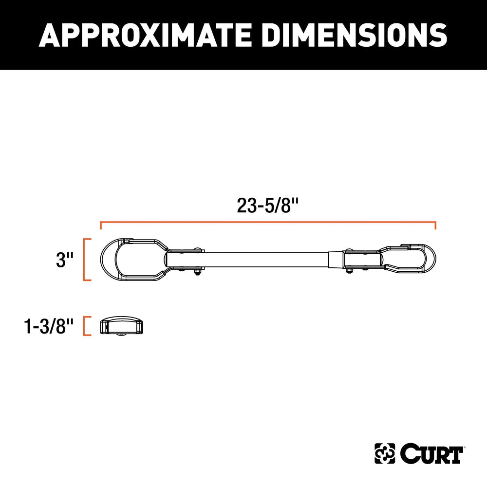18016 Adjustable Bike Adapter Beam for Angled Frames, 22-1/-in to 31-in B0H5 - product image 3