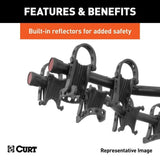 18065 Premium 5-Bike Two Arm Hitch Mount Bike Rack, Fits 2-in Receiver, Black P7E7 - product image 4
