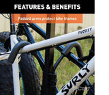 18087 Tray-Style Hitch-Mounted Bike Rack (4-Bike, 2-in Shank) F6G9 - product image 8