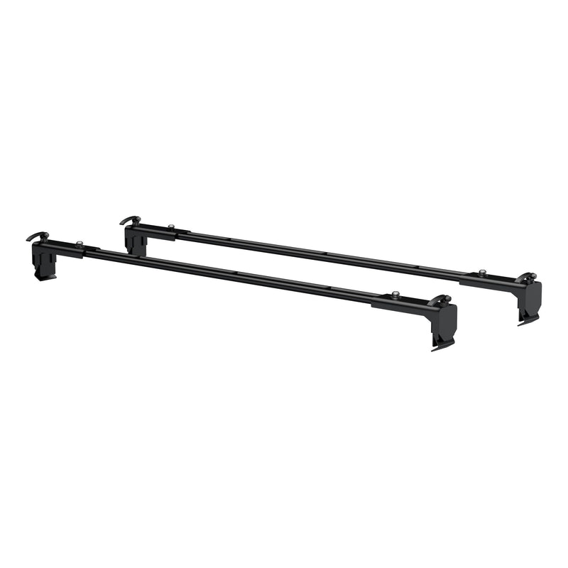 18119 Quick-Release Roof Rack Crossbars, Black Steel, Select Wrangler JK E0W7