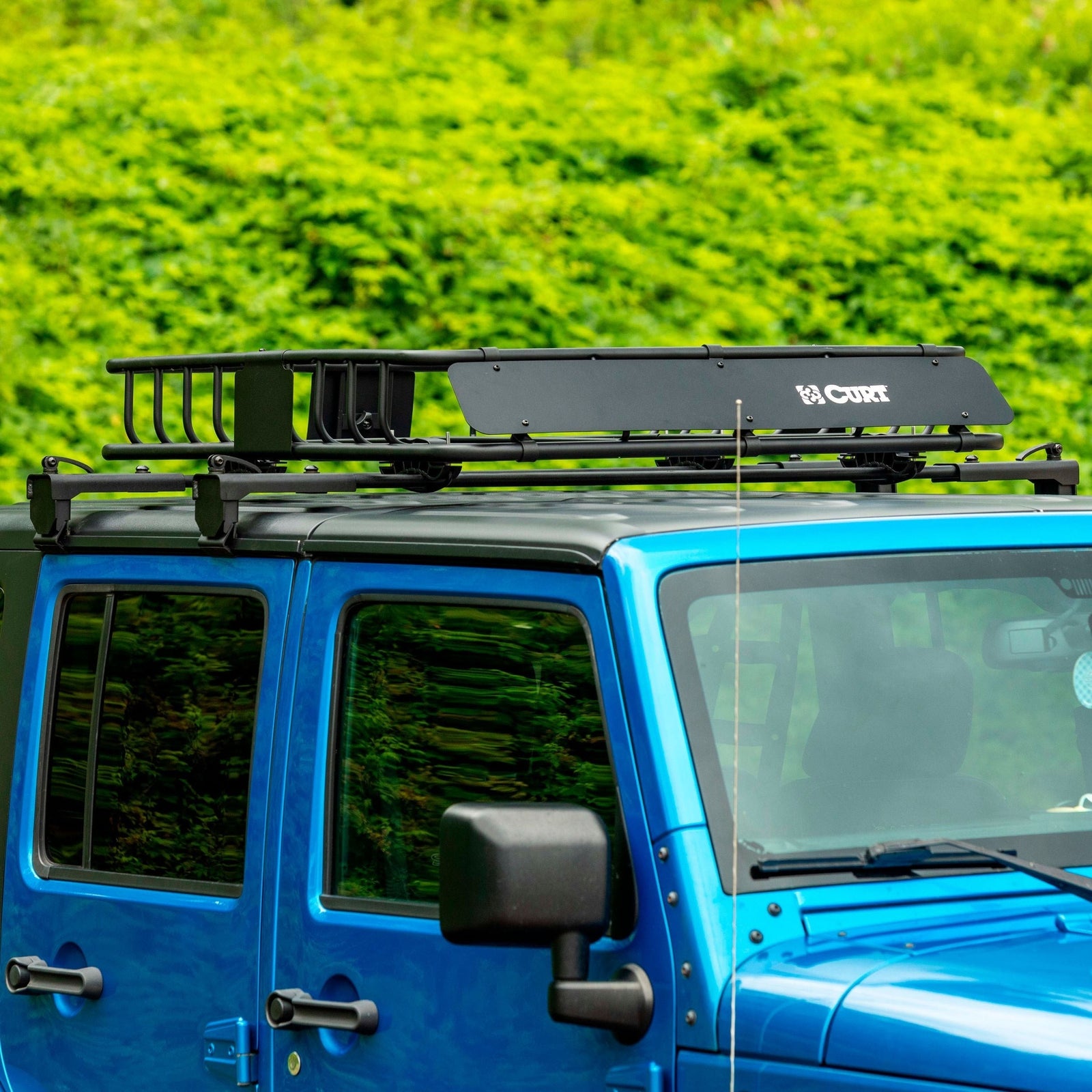 18119 Quick-Release Roof Rack Crossbars, Black Steel, Select Wrangler JK E0W7 - product image 8