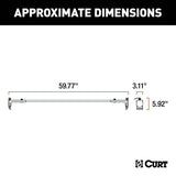 18122 Quick-Release Roof Rack Crossbars, Black Steel, Select Wrangler JK V3O0 - product image 7