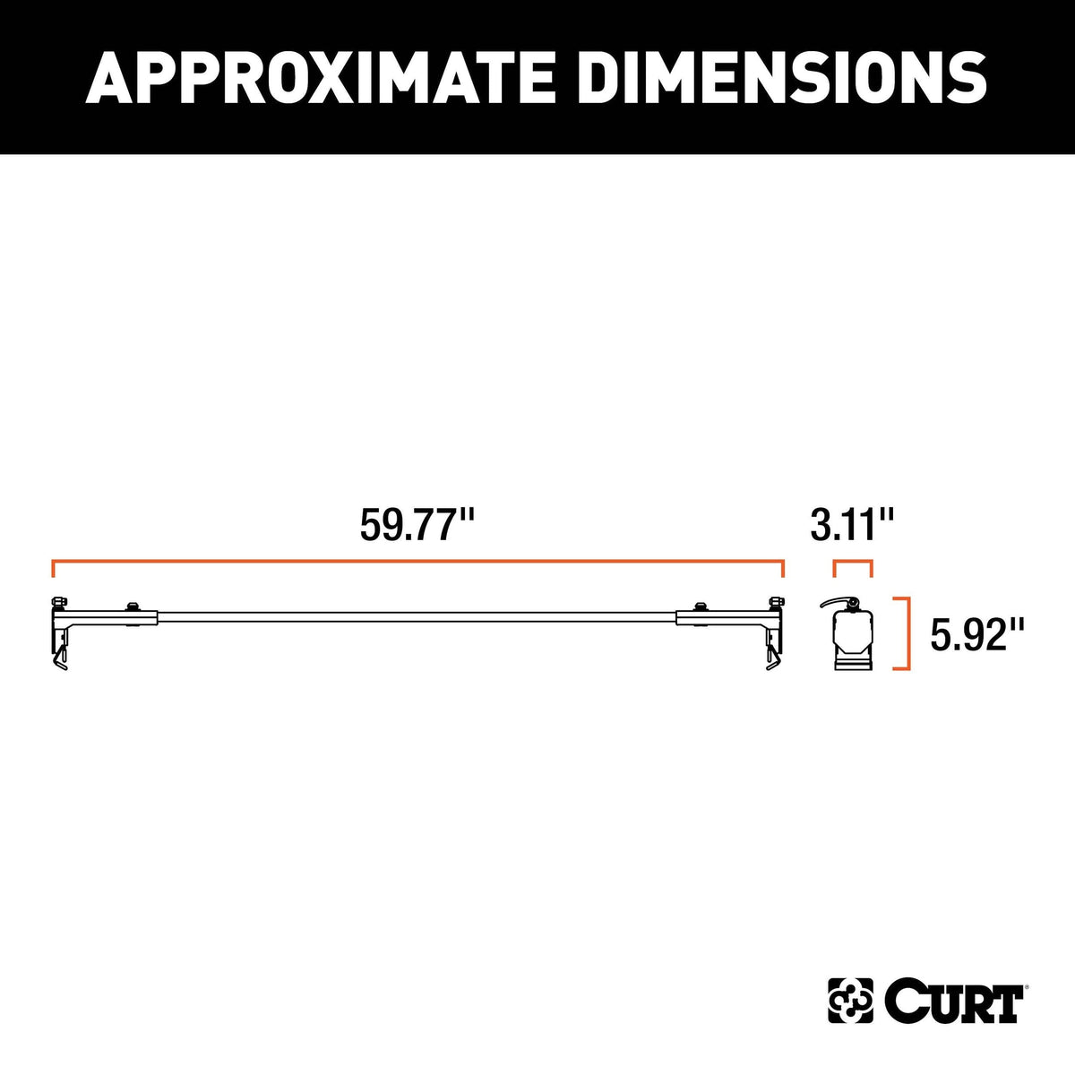 18122 Quick-Release Roof Rack Crossbars, Black Steel, Select Wrangler JK V3O0 - product image 7