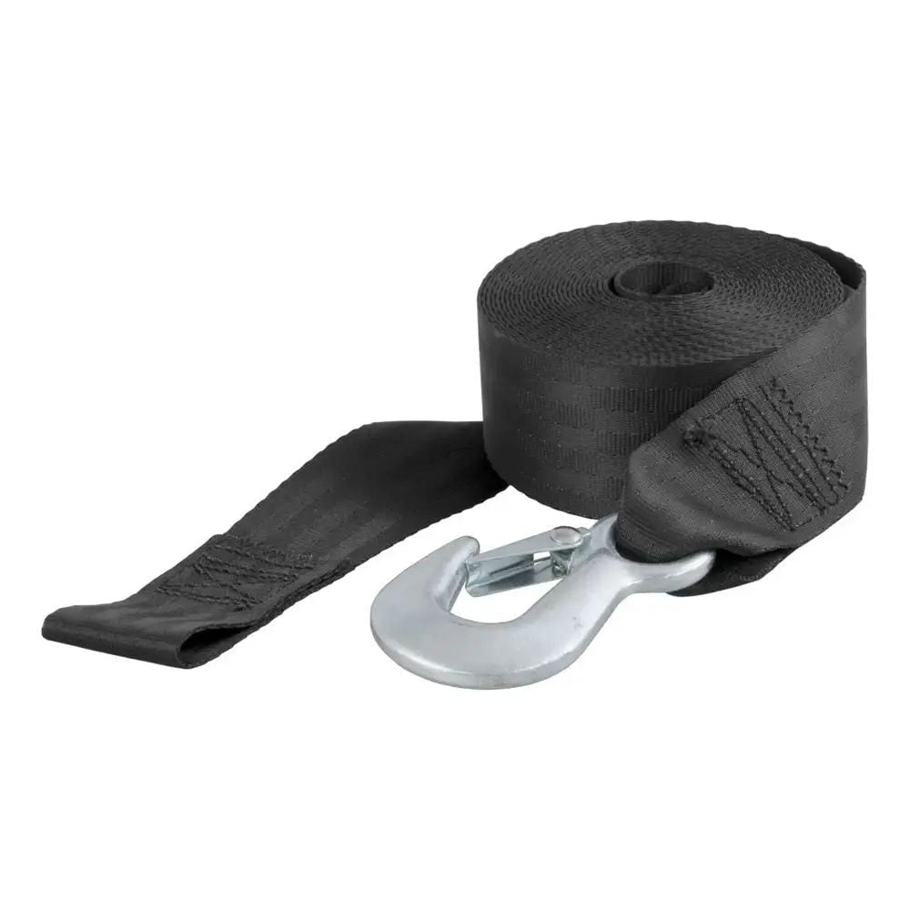 29451 2-in x 20-ft Nylon Winch Strap with Hook, 3,300-lbs Y1B0 - product image 1