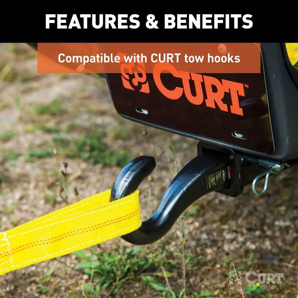 83066 2-in x 30-ft Tow Strap (9,000-lb, GVW) F9L3 - product image 5
