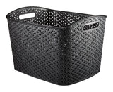 My Style Extra Large Woven Storage Basket, Black O6T8 - product image 1