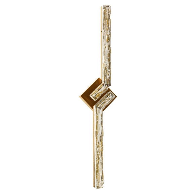 Lighting Contour Integrated LED 33in Brass Vanity Light I7Y6