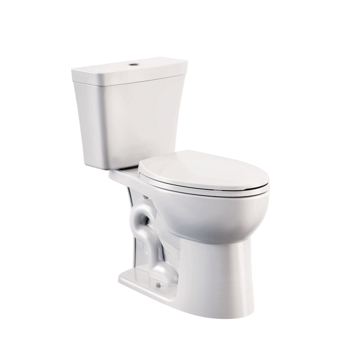 2-Piece Elongated Toilet Bowl with Soft Close, White, 3.8/4.8-L I3X7 - product image 1