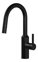 Colby Single Handle Pull Down Kitchen Faucet, Matte Black D8L2 - product image 1