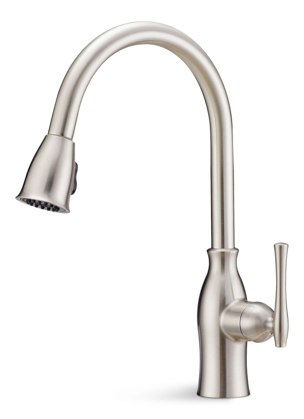 Lisa Single-Handle High Arc Pull-Down Kitchen Faucet, Brushed Nickel K0O7 - product image 1