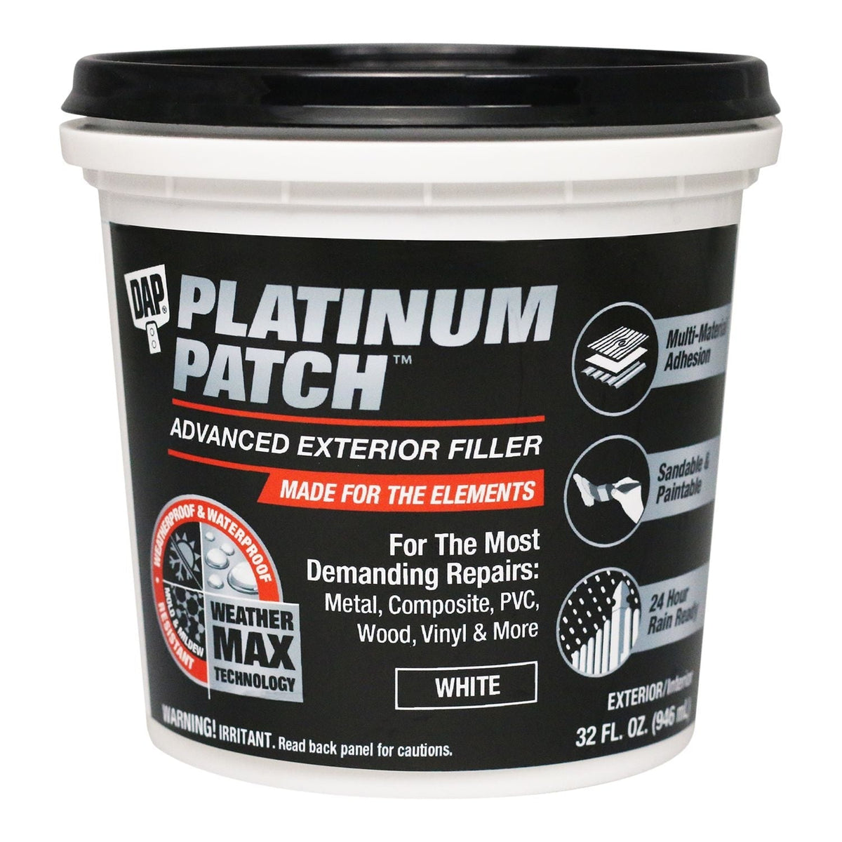 Platinum Patch Advanced Exterior Filler, 946-ml N0N2 - product image 1