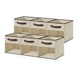 Collapsible Transparent Front Cube, 11-in, 6-pk, Beige A1Q3 - product image 2