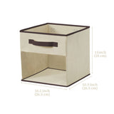 Collapsible Transparent Front Cube, 11-in, 6-pk, Beige A1Q3 - product image 7
