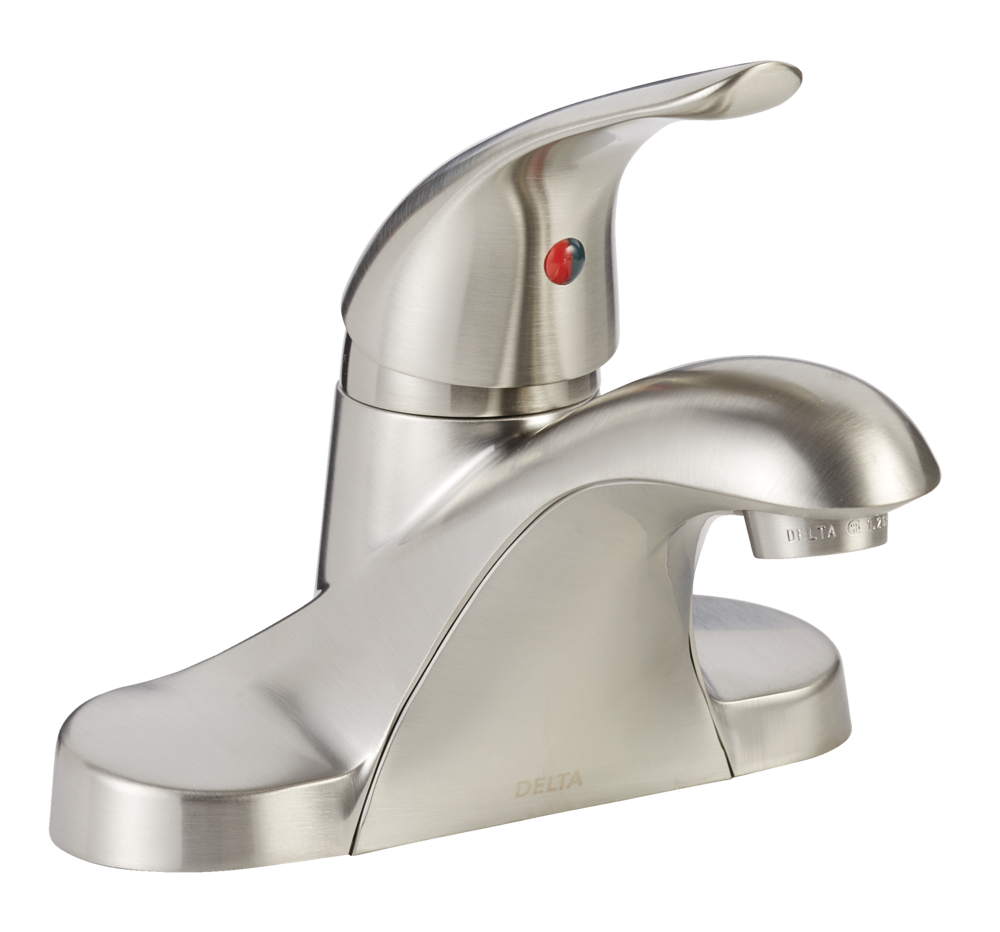 Faucet Principals Single Handle 4-in Centreset Bathroom Sink Faucet, WaterSense Certified, Brushed Nickel H2R8 - product image 2