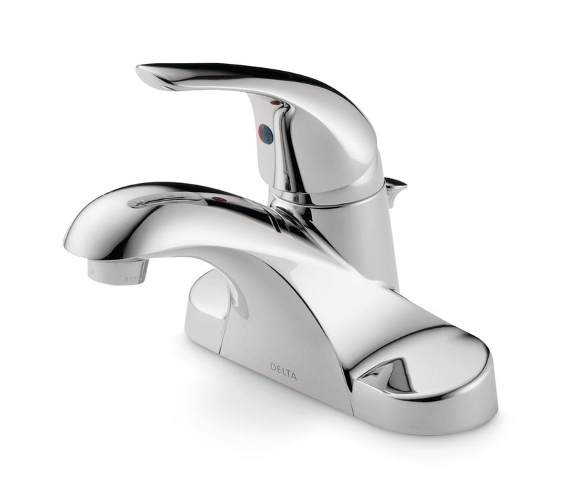 Faucet Principals Single Handle Bathroom Sink Faucet, WaterSense Certified, Chrome K1M9