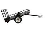 DK2 by Marlon 4x6-ft Single-Axle Black Open Rail Utility Trailer with Ramp Gate, 1314-lb Capacity F0U4 - product image 2
