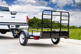 DK2 by Marlon 4x6-ft Single-Axle Black Open Rail Utility Trailer with Ramp Gate, 1314-lb Capacity F0U4 - product image 7