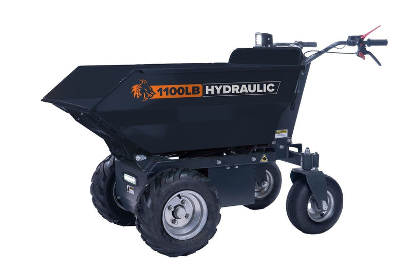 DK2 POWER by Marlon 1100 lb Self-Drive Electric Dump Cart A5N1